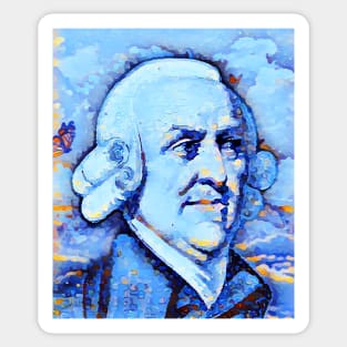 Adam Smith Portrait | Adam Smith Artwork | Adam Smith Painting 14 Sticker
